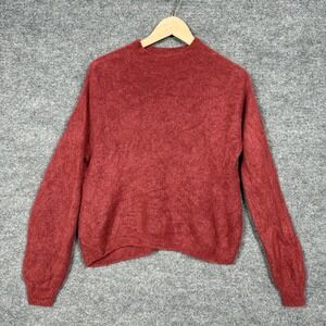 Cozy Red Crew Neck Sweater